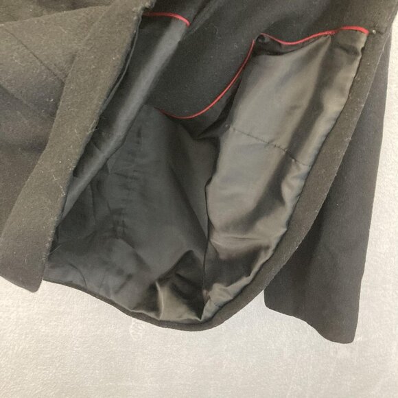 Lane Bryant Double Breasted Peacoat Womens 3X 22/24 Plus Black Wool Jacket Lined - Picture 12 of 16